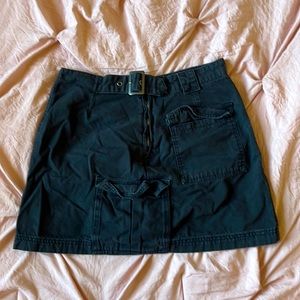 Forever 21 Medium Black Cargo Skirt